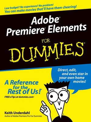 cover image of Adobe Premiere Elements For Dummies